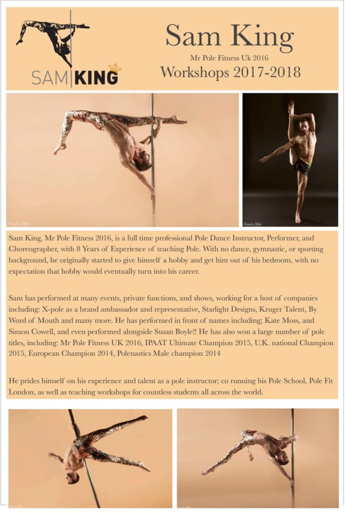 Sam King - Pole Flexibility Workshop, Stroud, Gloucestershire